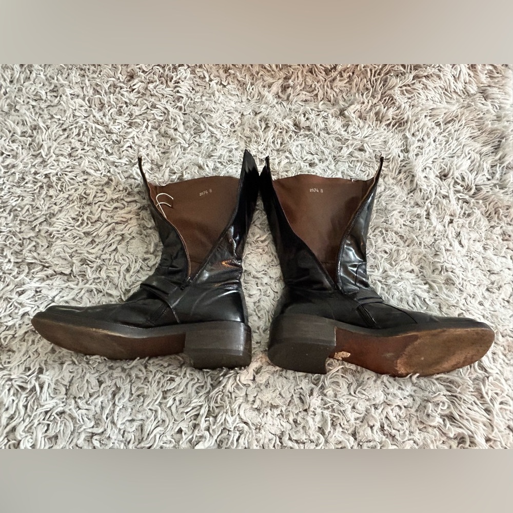 CESARE PACIOTTI HEROES' RARE BOOTS LEATHER MADE IN ITALY, US 9, UK 8 - Picture 13 of 16